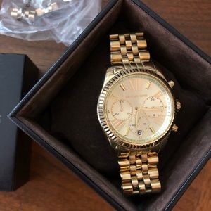 Michael Kors Lexington Gold-tone Watch